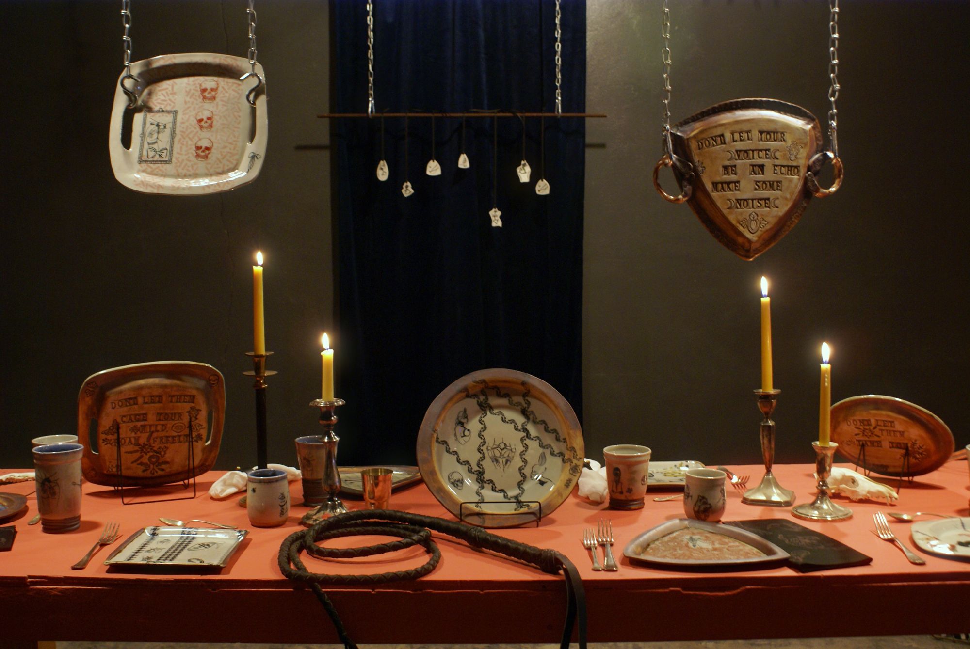Regard Yourself Holy, installation view in the Book Room at The Dreamers Gallery