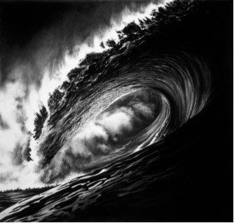 Robert Longo, wave, edition produced by Harry Jancovici