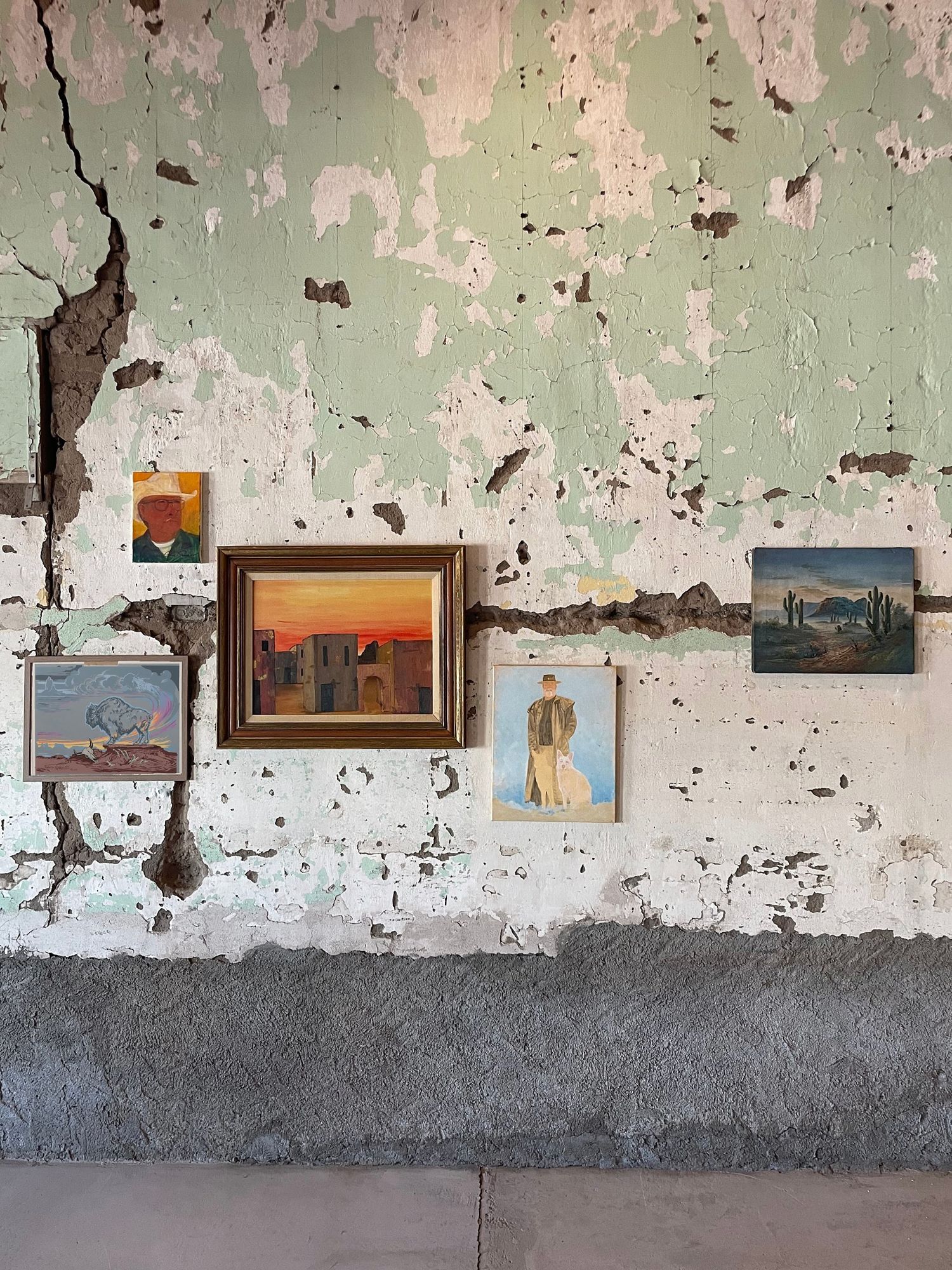 Installation view, The Lost Paintings